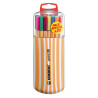 Etui Zebrui de 20 stylos-feutres pointe fine STABILO point 88