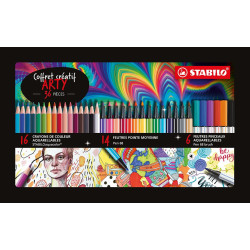 Coffret métal créatif 36 pièces Stabilo Arty