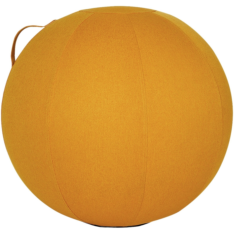 Ballon d'assise ergonomique jaune safran
