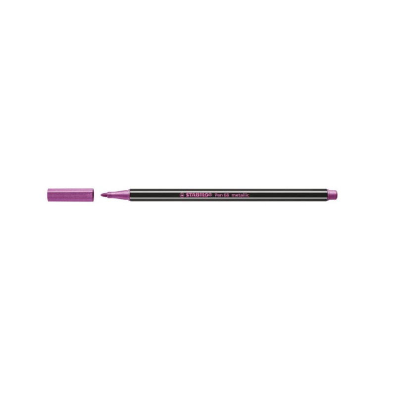 Stabilo Pen 68 violet/rose/vert Metallic - 843 Vert Metallic