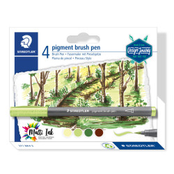 Set de 4 feutres Pigment Brush 371 nature