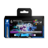 Set de 6 feutres Pigment Brush 371 Bleus et Violets