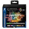 Set de 12 feutres Pigment Brush couleurs nature
