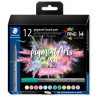 Set de 12 feutres Pigment Brush couleurs pastels