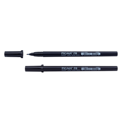 Feutre pinceau Pigma Brush Pen noir Fin/Moyen-Gras - Pointe fine