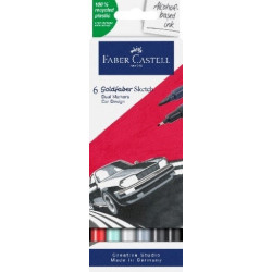 Pochette de 6 Sketch Marker Goldfaber - Car Design