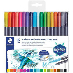 Etui de 18 feutres aquarelle Design Journey