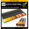 Set de 22 marqueurs acrylique Tooli-Art 0,7 mm - Jaune