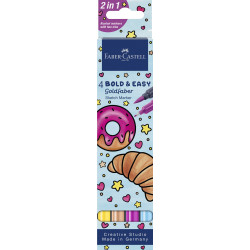 Etui 4 feutres doubles-pointes Bold & Easy Goldfaber assortiment 2 - F