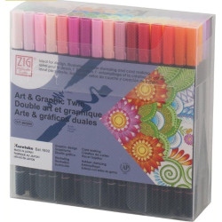 Set 80 feutres Art & Graphic double pointe