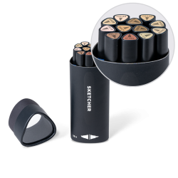 Sketcher Marker Set de 12 Couleurs Personnage (Character)