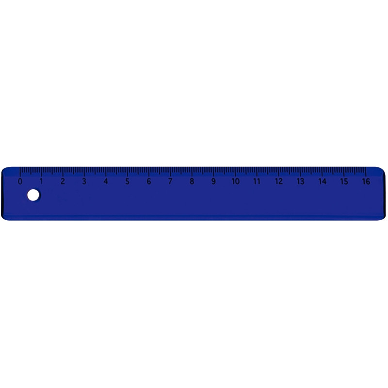 Lot de 36 règles en plastique 16cm coloris assortis