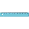 Lot de 36 règles en plastique 16cm coloris assortis