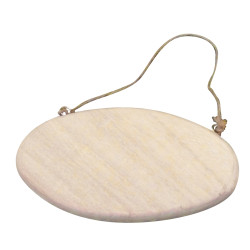 Lot de 5 plaques de porte en bois