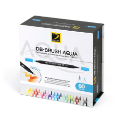 Boîte de 60 feutres DB-Brush Aqua