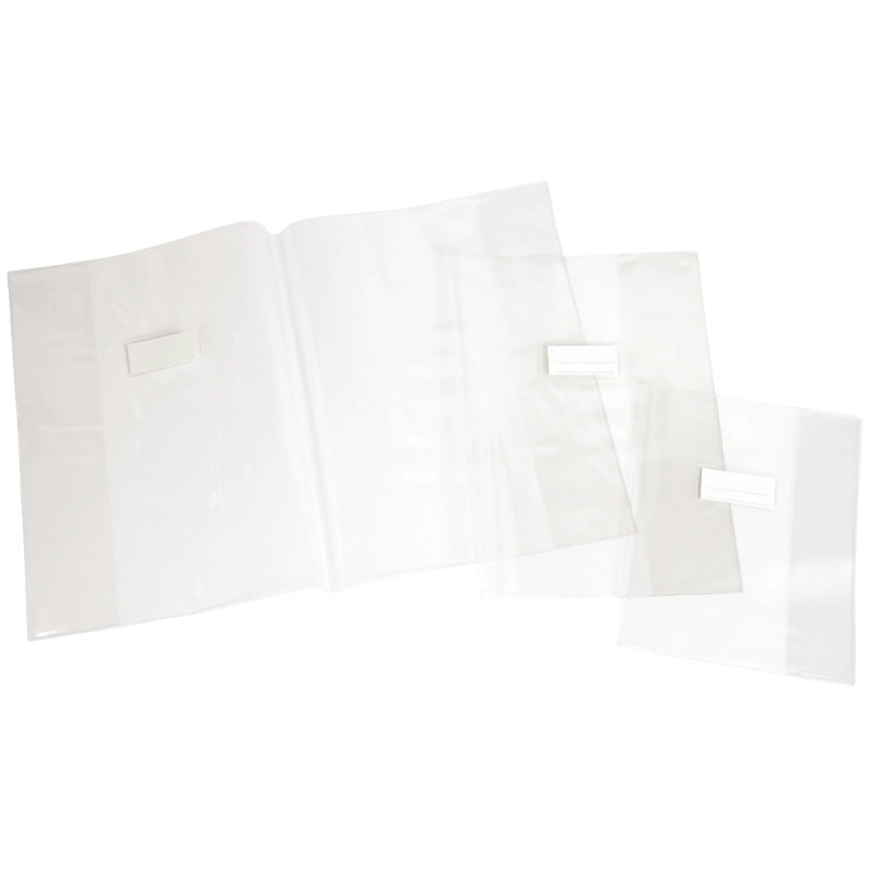 Paquet de 10 protège-cahiers en PVC 21/100ème, pour format 24x32 cm, i