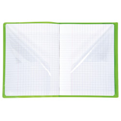 Paquet de 10 protège-cahiers grands rabats en PVC 22/100ème, pour form