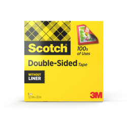 Ruban adhésif double-face Scotch® + 1 rouleau - 19mm x 33m R
