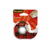Ruban adhésif Scotch® Crystal transparent, 1 rouleau 19 mm x 15 m + dé