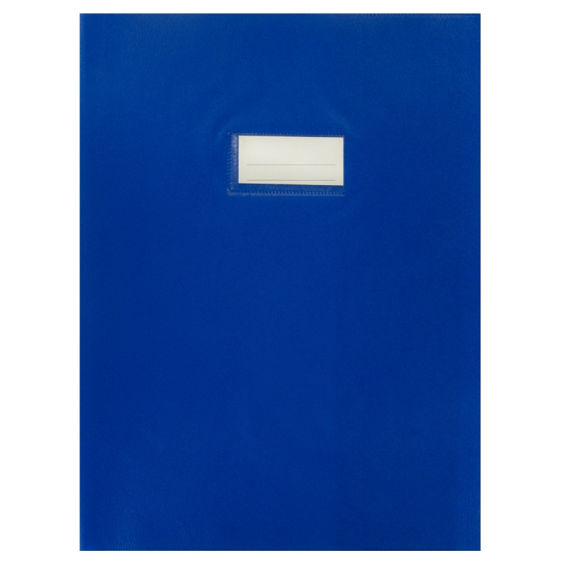 Paquet de 10 protège-cahiers en PVC 21/100ème, pour format A4, bleu fo