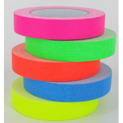Gaffer toile jaune fluo 19mm x 25m