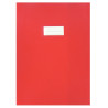 Paquet de 10 protège-cahiers en PVC 21/100ème, pour format A4, rouge