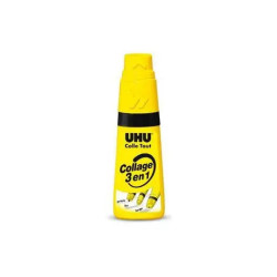 Uhu Colle tout collage 3 en 1 avec solvant 35ml