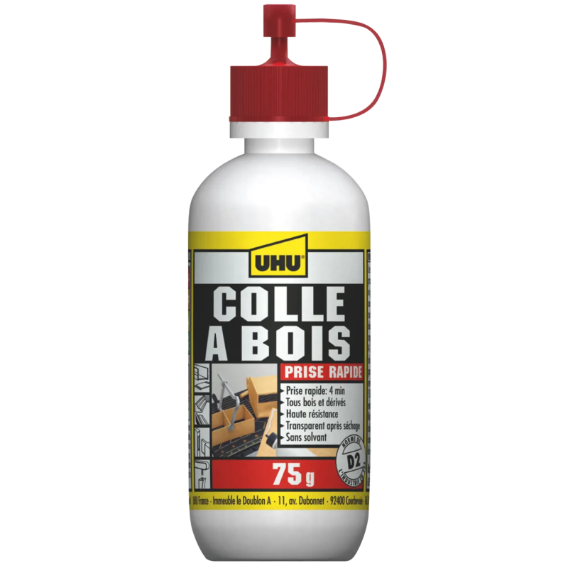 Colle à bois prise rapide - 250g