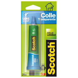 Pack, Scotch® Tube de colle à usage domestique transparente sans solva