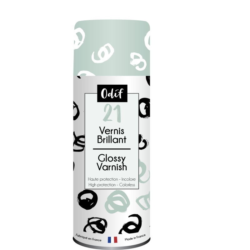 Vernis brillant 21 spray 250 ml - Brillant 250 ml