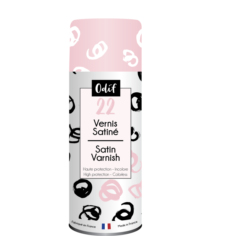 Vernis satiné 22 spray 250 ml - Satiné 250 ml
