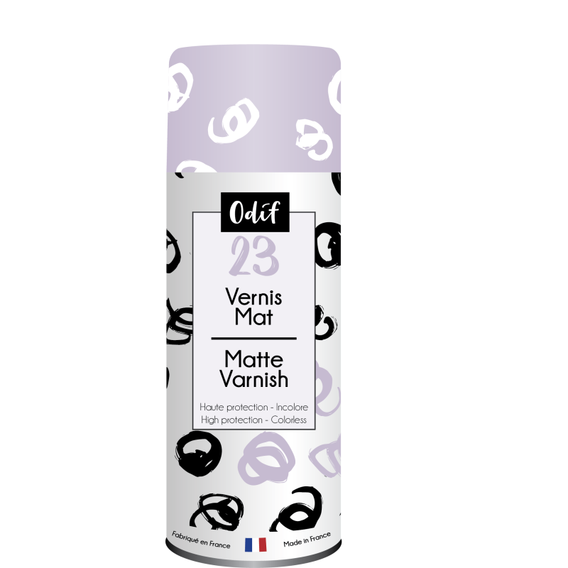 Vernis mat 23 spray 250 ml - Mat 250 ml