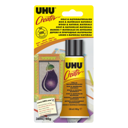 Colle pour bois et matériaux naturels Uhu creativ