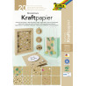 Pochette papier kraft à motifs A4 120g & 230g/m²