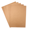 Pochette de 5 feuilles papier A4 imitation cuir - 100% végétal