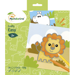 Graffy easy carnet de dessin - Animaux sauvages