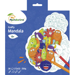 Graffy pop Mandala - 6 thèmes - Garçon