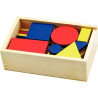 Coffret 48 formes géométriques en bois