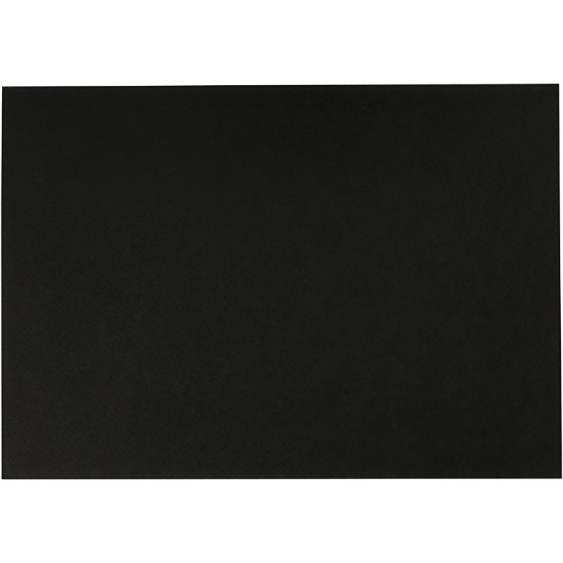 Feuille papier velin d'Arches noir 56 x 76 cm 250 g/m²
