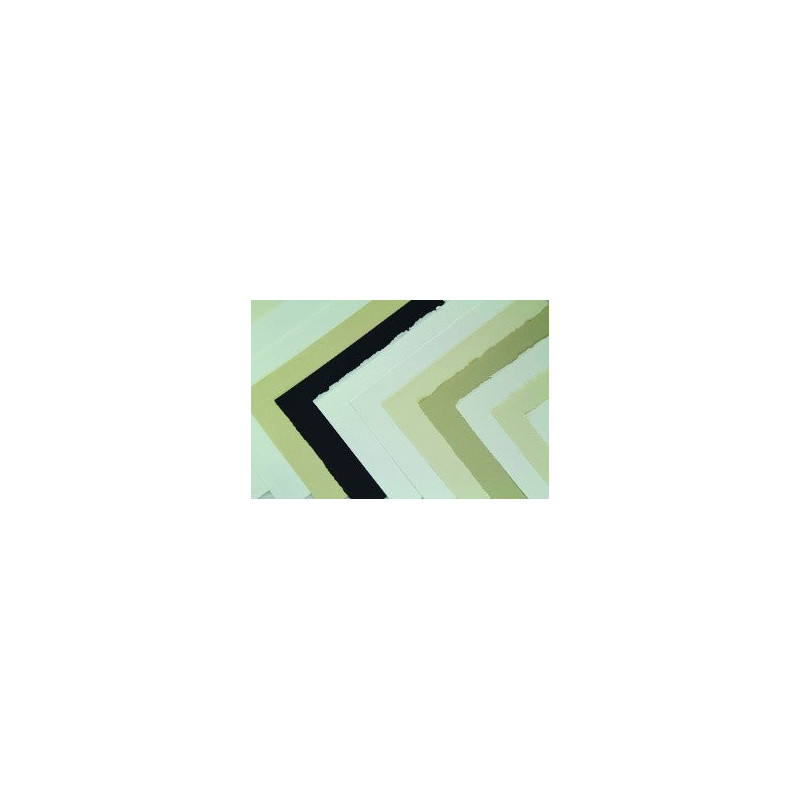 Feuille papier velin BFK Rives noir 280 g/m² 55,9 x 76,2 cm