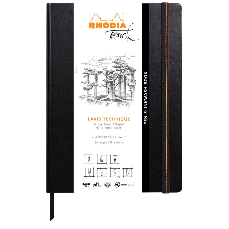 Carnet Rhodia Touch - 21x21cm