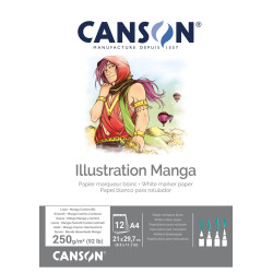 Blocs illustration BD Manga Comics - 250g/m² - A3