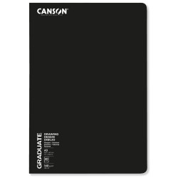 Carnet de dessin & croquis Graduate 20 feuilles agrafées - 140 gr - 4