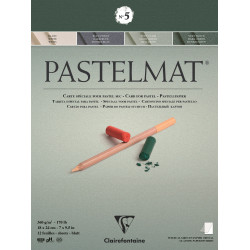 Bloc Pastelmat n°5 -12 feuilles 360 gr - 18x24cm