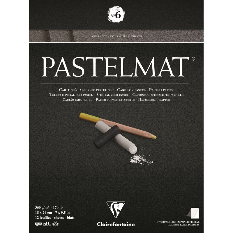 Bloc Pastelmat n°6 -12 feuilles 360 gr - 30x40cm