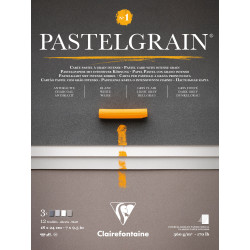 Bloc PastelGrain n°1 - 12 feuilles - 360gr - Assortiment teintes grise