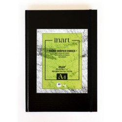 Bloc dessin A4 - 110g/m² - 80 feuilles - Format portrait