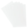 Boîte de 100 fiches bristol non perforées carte forte 205 g uni blanc