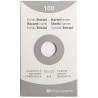Etui de 100 fiches bristol non perforées carte forte 205 g blanc quadr