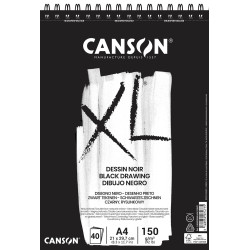 XL Album dessin noir 150g/m² 40 feuilles - A4 - 21x29,7cm